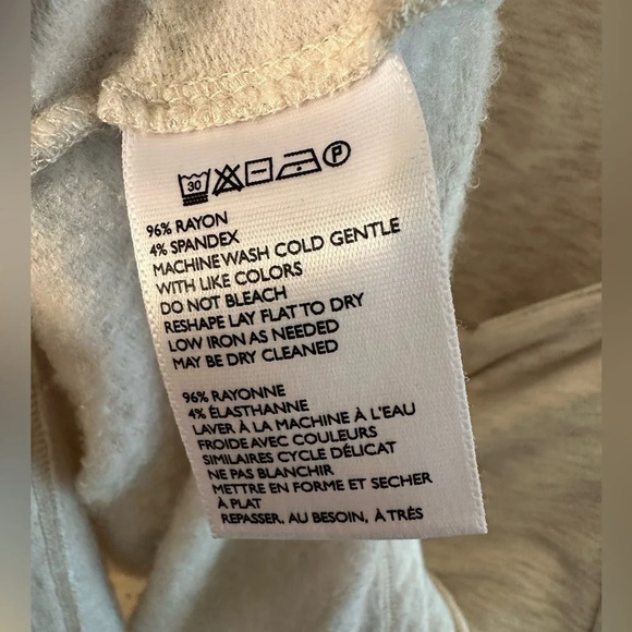 SILENCE + NOISE ANTHROPOLOGIE Sexy Ivory Muscle T Dress Corset Medium MOTO Rare - Picture 5 of 12